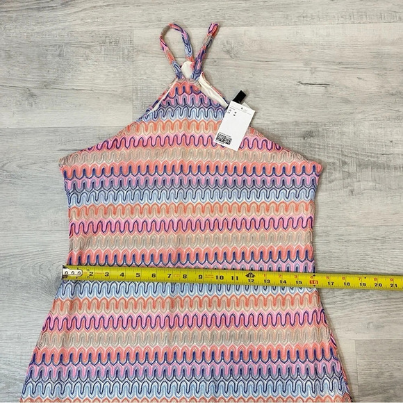 Gorgeous NWT Summer Knit Multicolor Dress from H&M Size M - Picture 12 of 16
